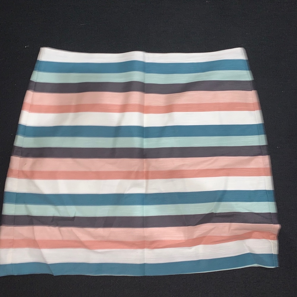 Striped loft mini skirt